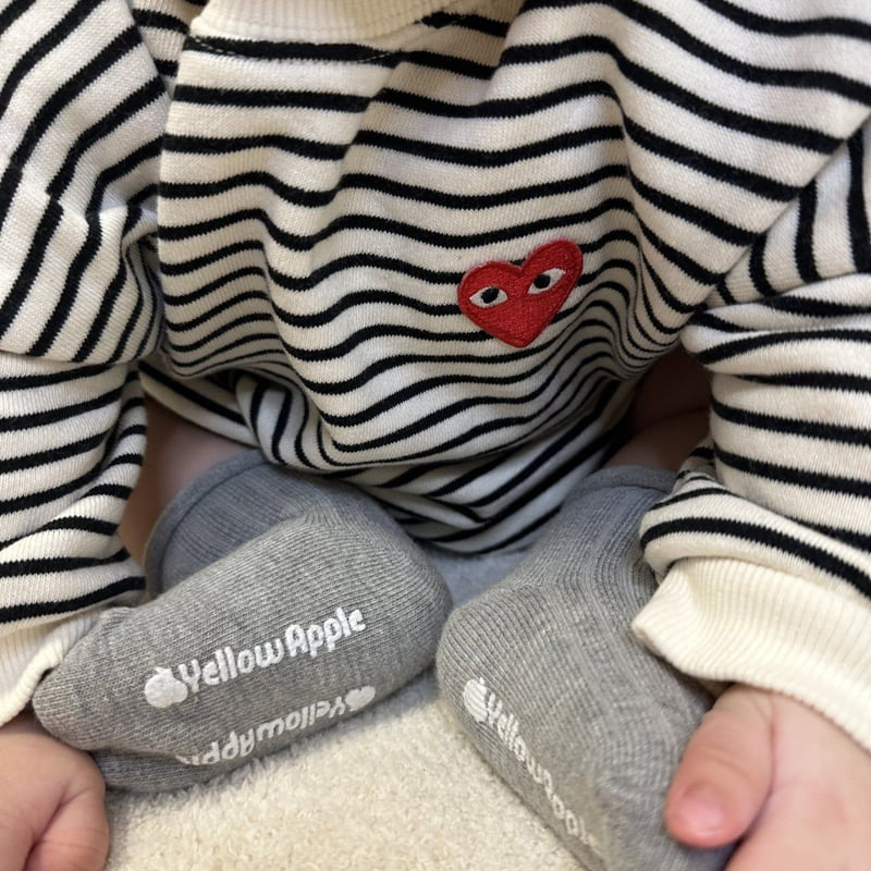 Moran - Korean Baby Fashion - #babyoutfit - Basic Heart Suit - 5