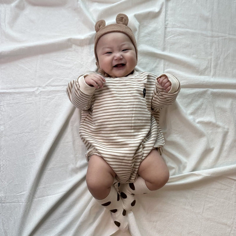 Moran - Korean Baby Fashion - #babyoutfit - Basic Heart Suit - 6