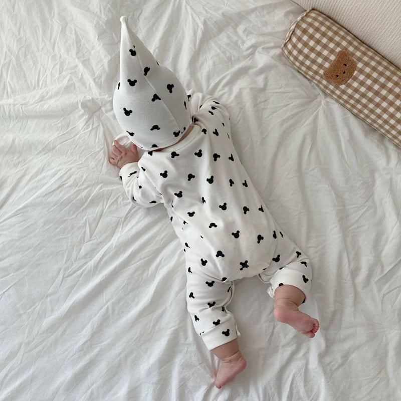 Moran - Korean Baby Fashion - #babyootd - Bow Tie Suit Set - 4