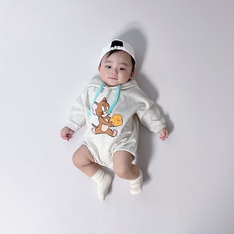 Moran - Korean Baby Fashion - #babyoutfit - Jerry Hood Suit - 5