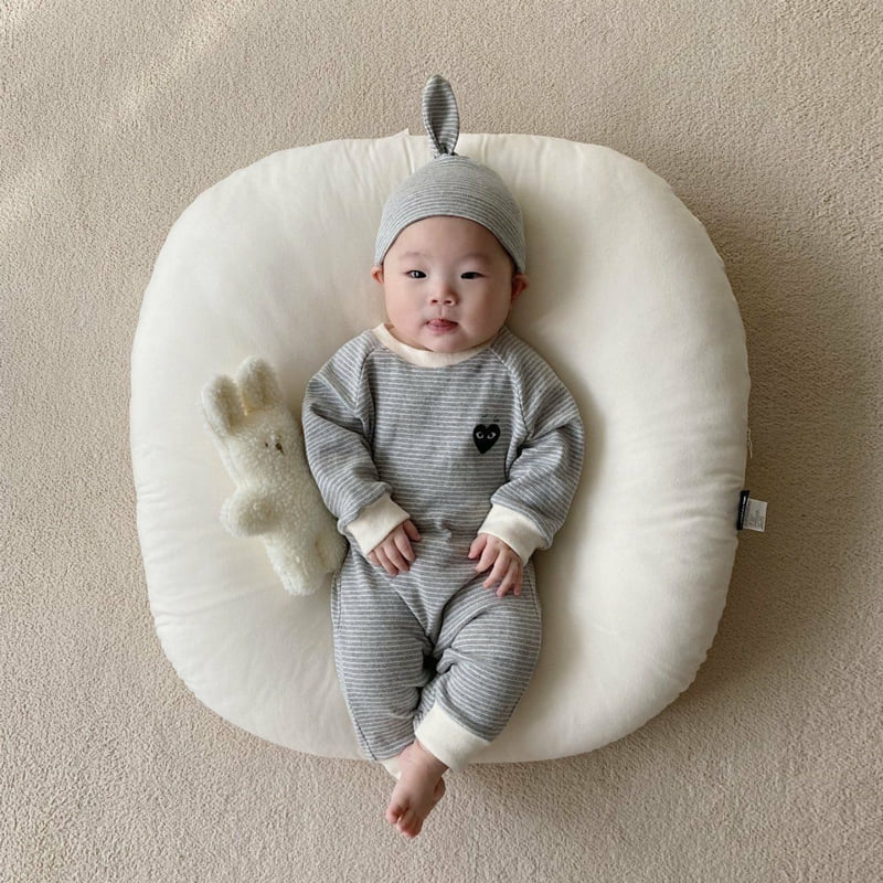 Moran - Korean Baby Fashion - #babyoutfit - Tight Suit Set - 2