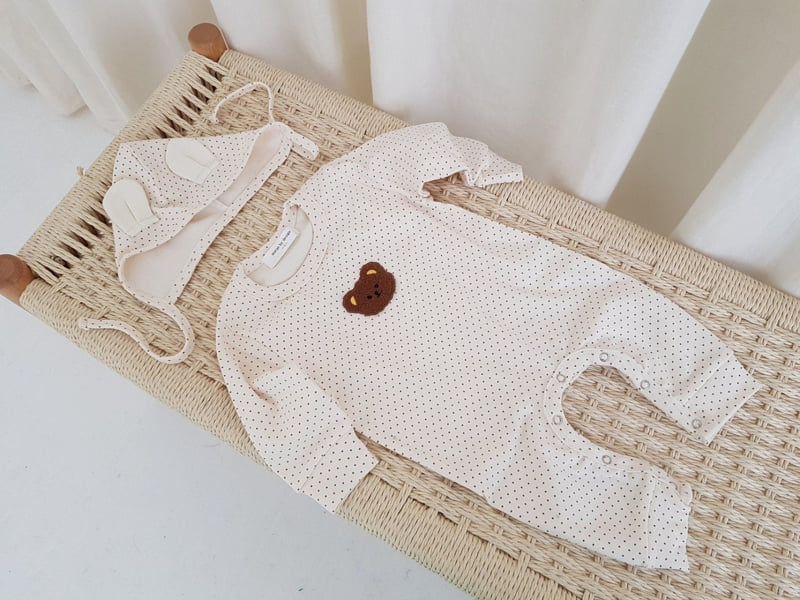 Moran - Korean Baby Fashion - #babywear - Bear Suit Set - 9