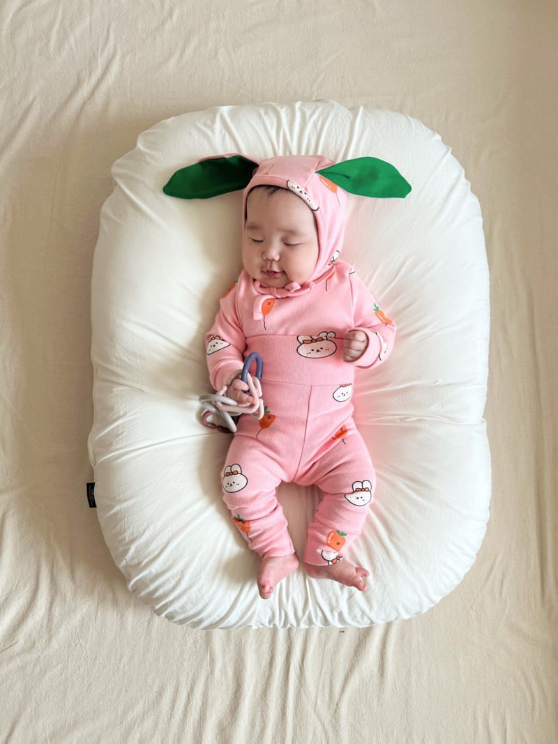 Moran - Korean Baby Fashion - #onlinebabyboutique - Rabbit 3-Piece Suit - 5