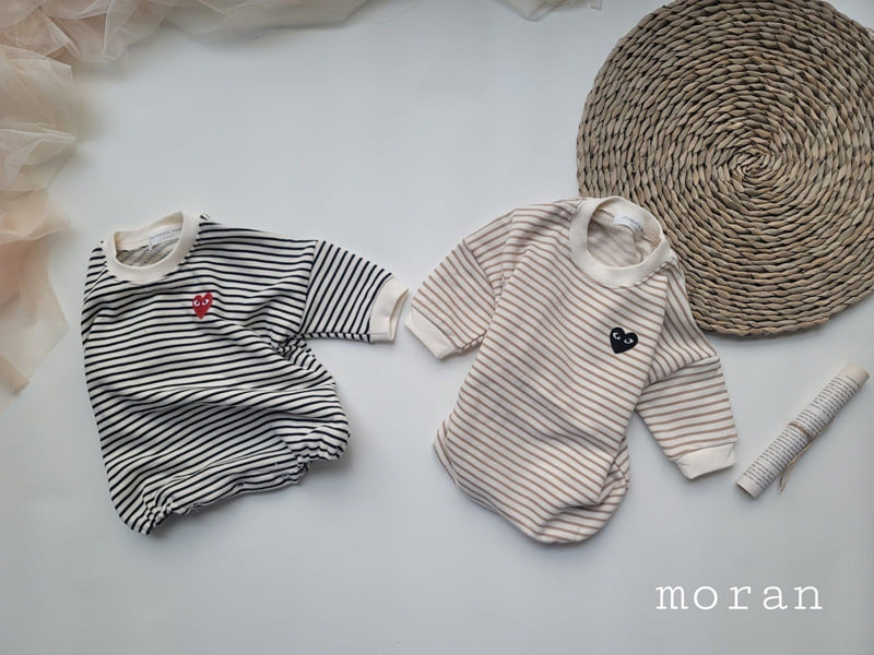 Moran - Korean Baby Fashion - #onlinebabyboutique - Basic Heart Suit - 8