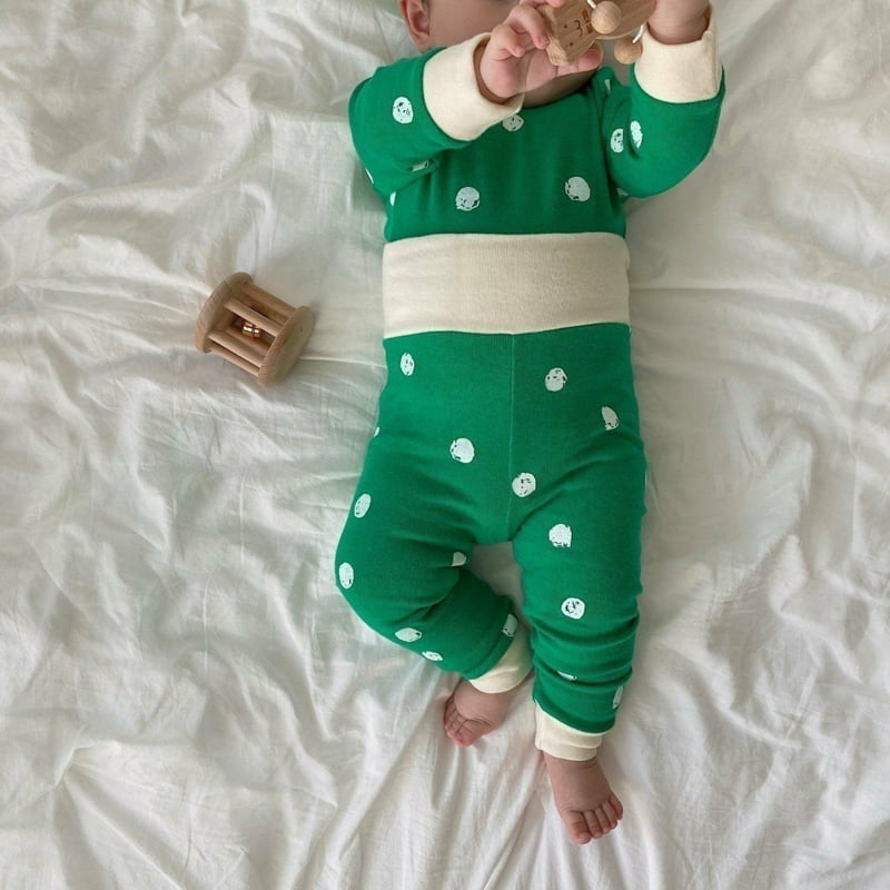 Moran - Korean Baby Fashion - #onlinebabyshop - Traffic Light 3-Piece Suit - 6
