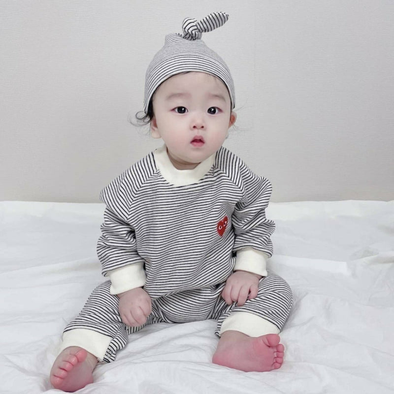 Moran - Korean Baby Fashion - #smilingbaby - Tight Suit Set - 7