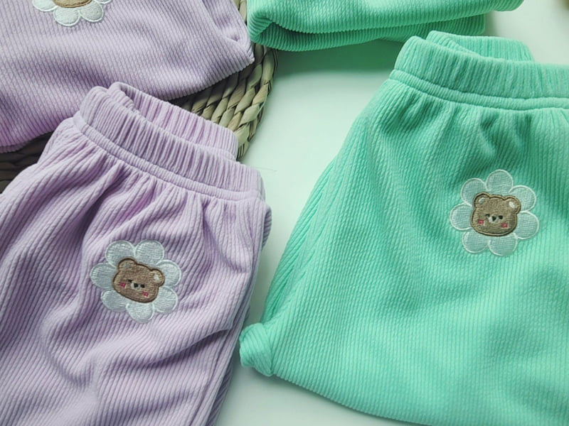 Moran - Korean Children Fashion - #Kfashion4kids - Daisy Bear Set - 12