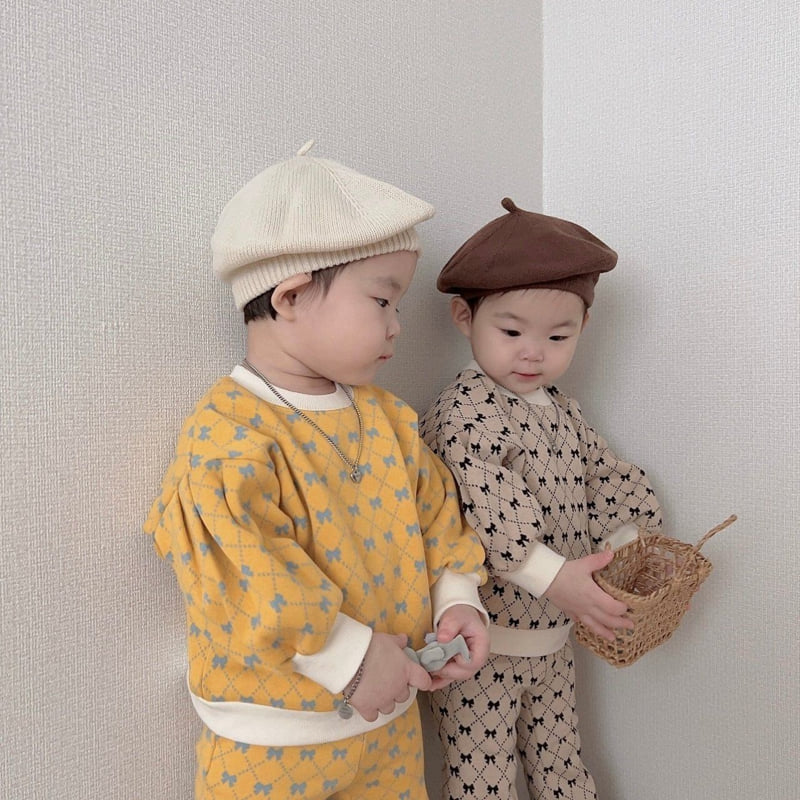 Moran - Korean Children Fashion - #Kfashion4kids - Ribbon Bootcut Set - 8
