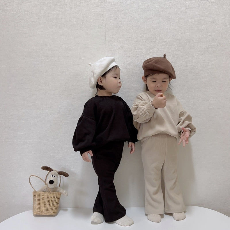 Moran - Korean Children Fashion - #Kfashion4kids - Macaron Bootcut Set - 5