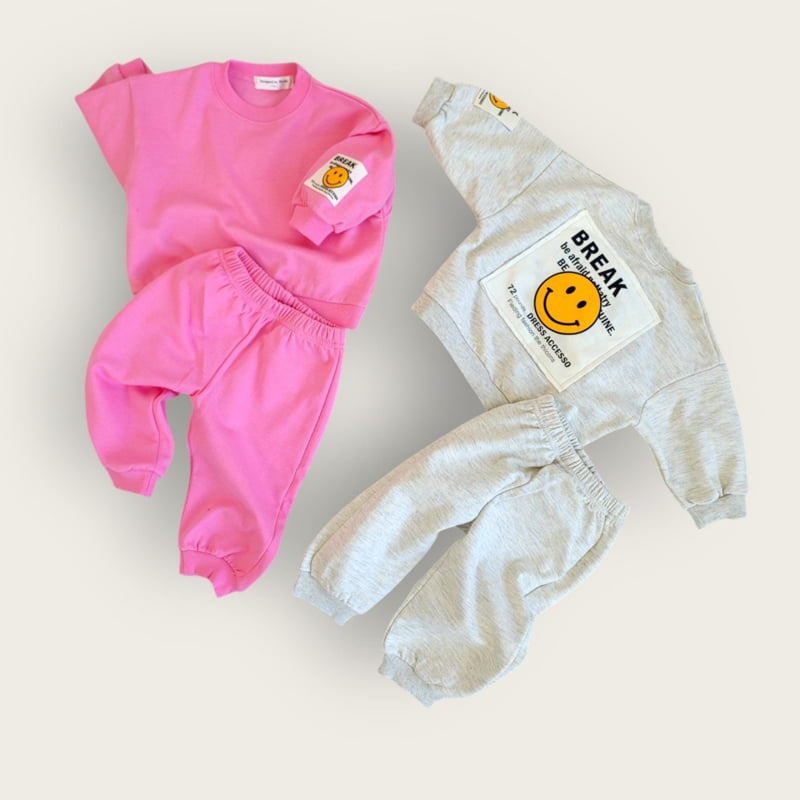 Moran - Korean Children Fashion - #Kfashion4kids - Smile Patch Set - 9