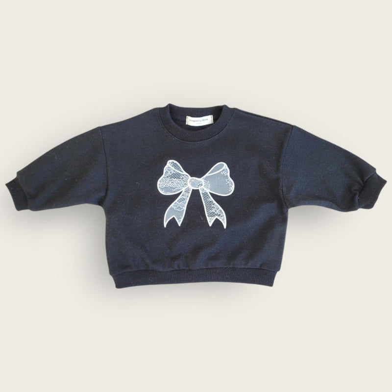 Moran - Korean Children Fashion - #childofig - Ribbon Sweatshirt - 10