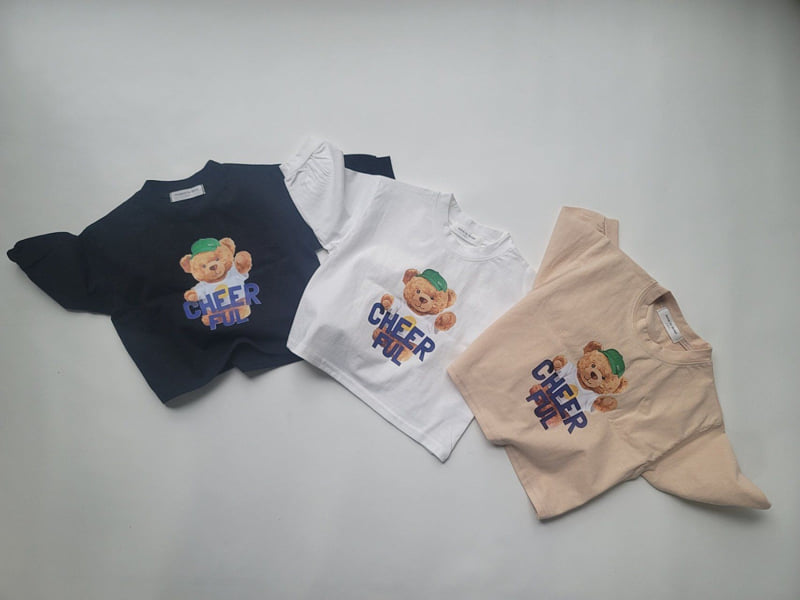 Moran - Korean Children Fashion - #childofig - Bear Tee - 9