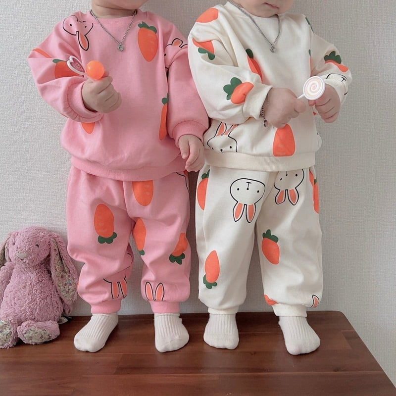 Moran - Korean Children Fashion - #childrensboutique - Carrot Set - 7