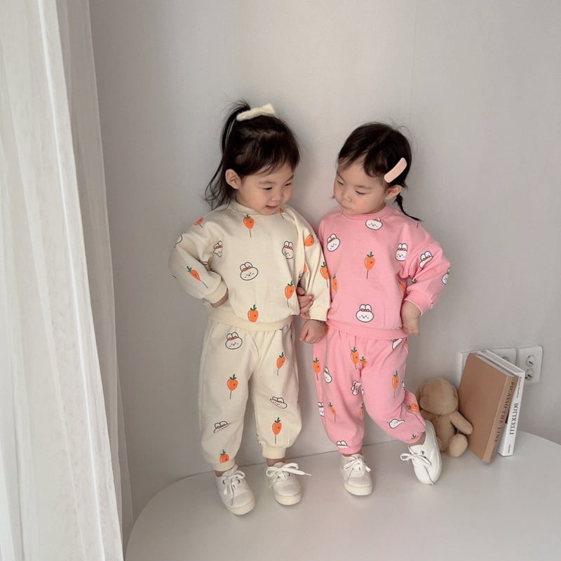 Moran - Korean Children Fashion - #childrensboutique - Carrot Balloon Set - 6