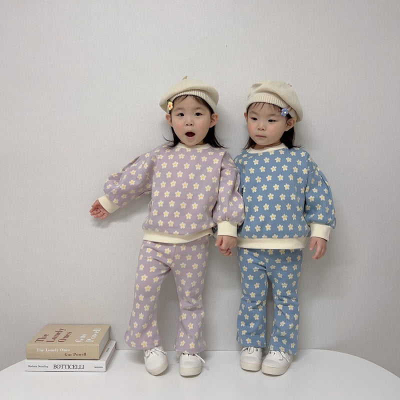 Moran - Korean Children Fashion - #childofig - Daisy Bootcut Set - 4