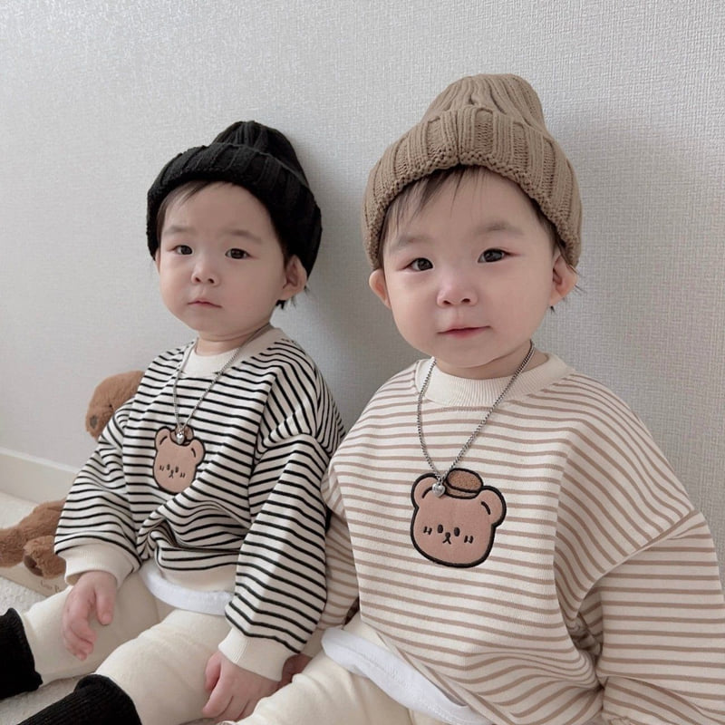 Moran - Korean Children Fashion - #childrensboutique - Bear Hat Set - 9