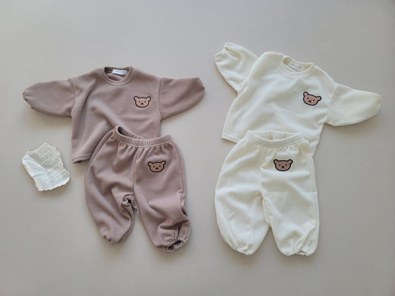 Moran - Korean Children Fashion - #designkidswear - Knit Bear Set - 9