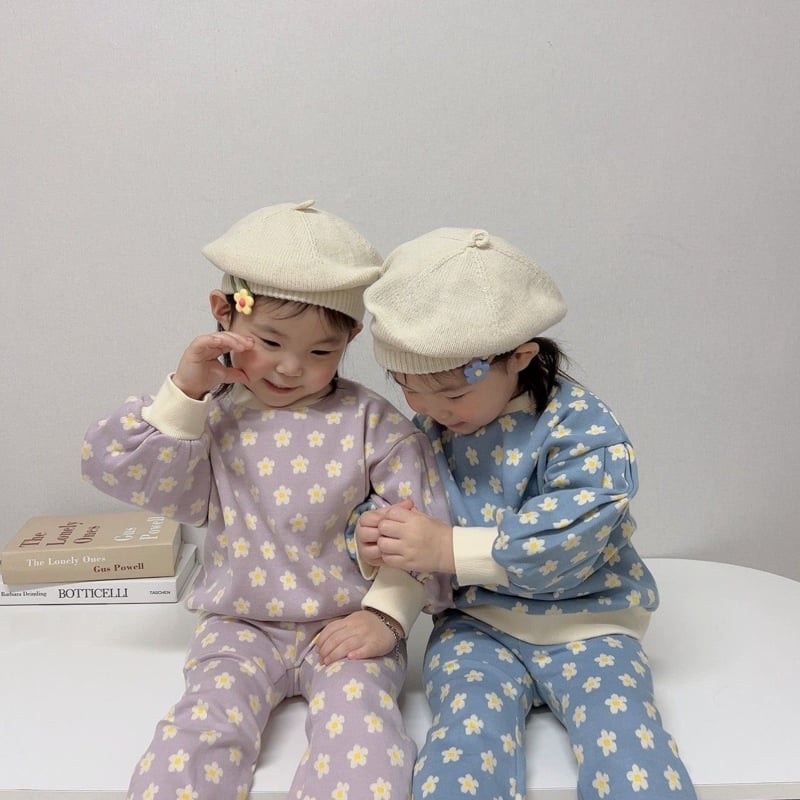 Moran - Korean Children Fashion - #designkidswear - Daisy Bootcut Set - 5