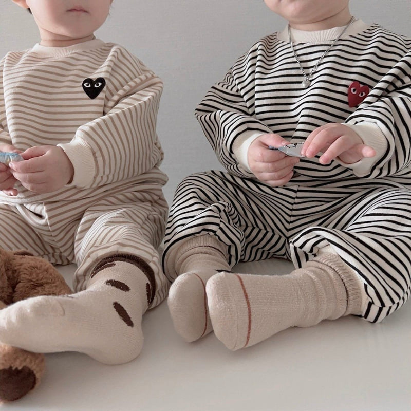 Moran - Korean Children Fashion - #designkidswear - Basic Heart Set - 8