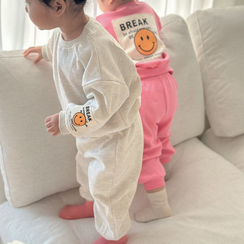 Moran - Korean Children Fashion - #designkidswear - Smile Patch Set - 3