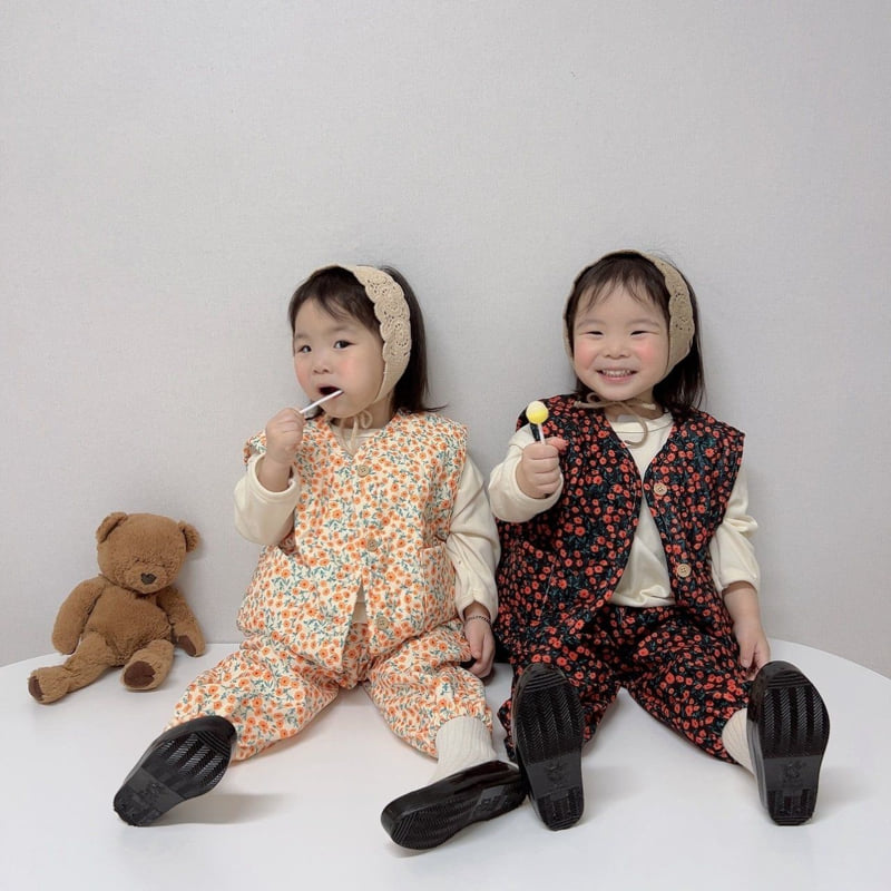 Moran - Korean Children Fashion - #designkidswear - Irene Vest Set - 2