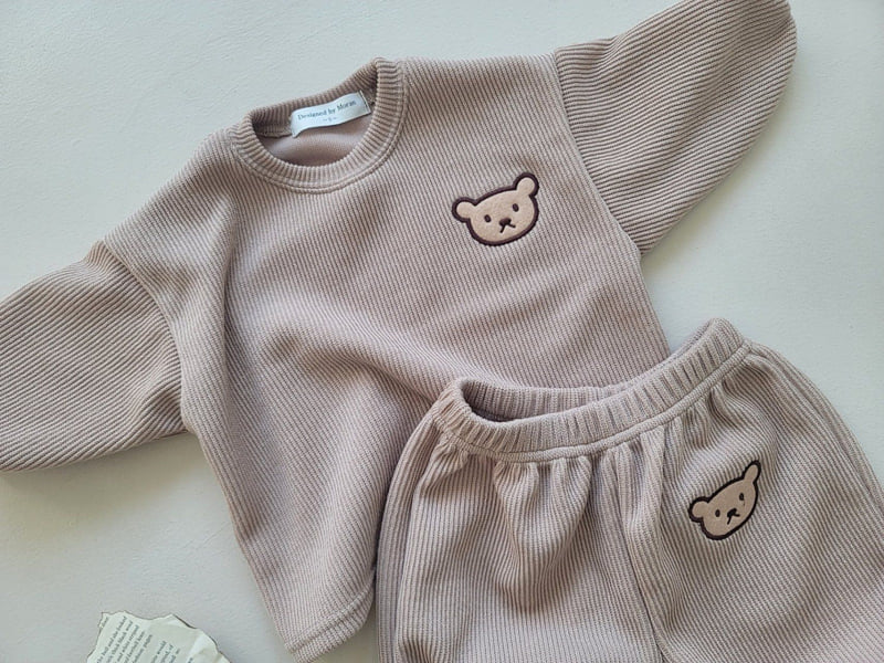 Moran - Korean Children Fashion - #discoveringself - Knit Bear Set - 10