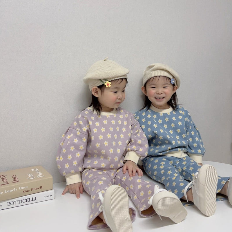 Moran - Korean Children Fashion - #discoveringself - Daisy Bootcut Set - 6