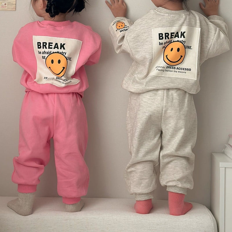 Moran - Korean Children Fashion - #designkidswear - Smile Patch Set - 4