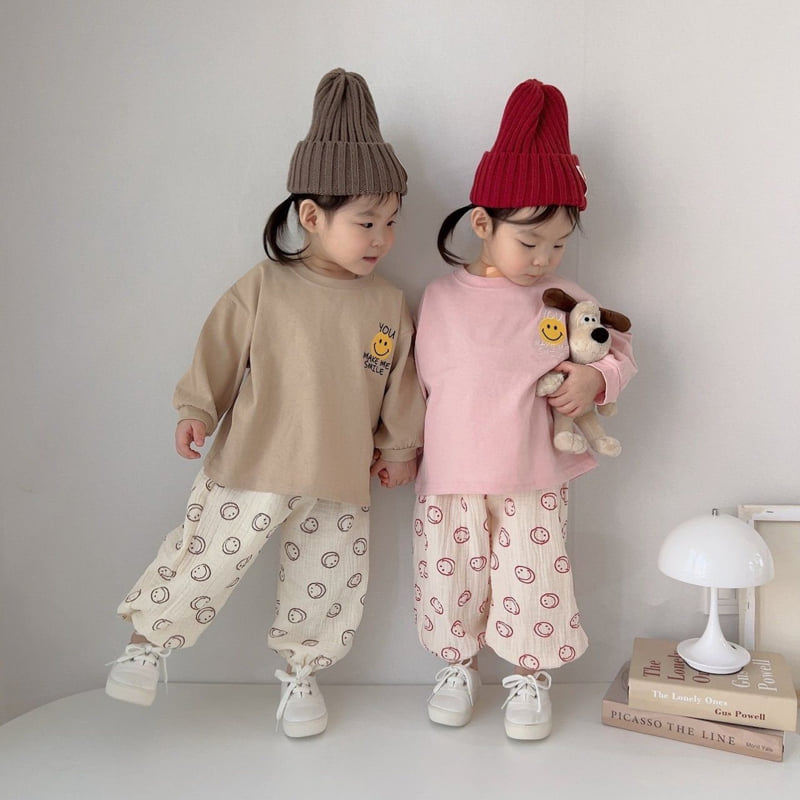 Moran - Korean Children Fashion - #discoveringself - Smile Pants - 2