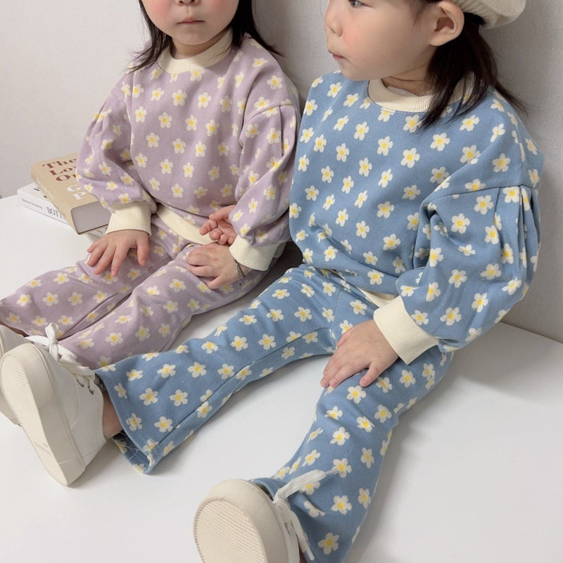 Moran - Korean Children Fashion - #fashionkids - Daisy Bootcut Set - 7