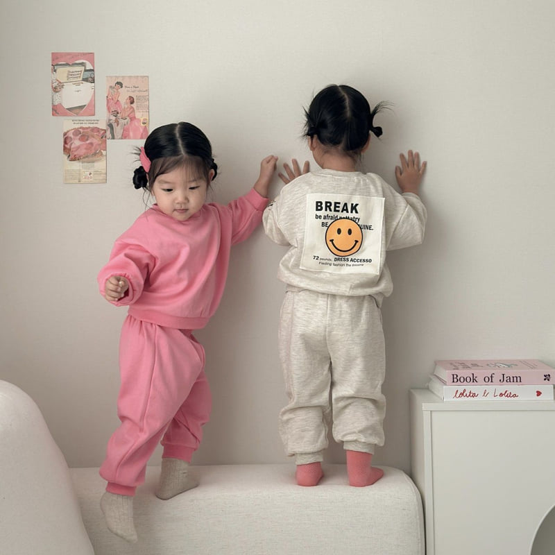 Moran - Korean Children Fashion - #fashionkids - Smile Patch Set - 5