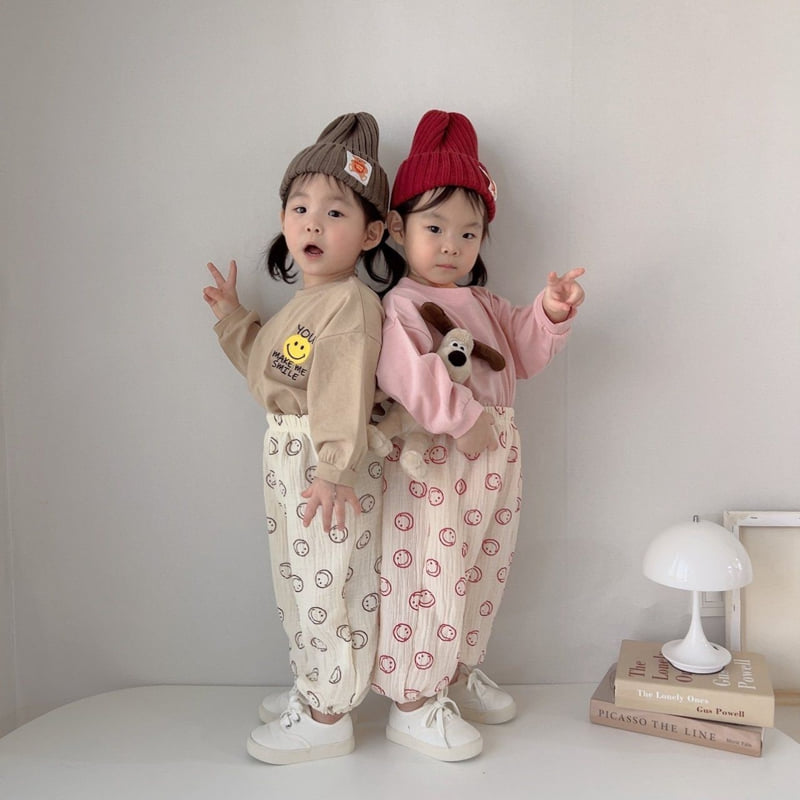 Moran - Korean Children Fashion - #fashionkids - Smile Pants - 3