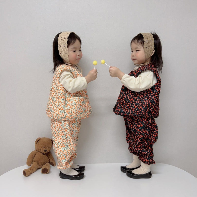 Moran - Korean Children Fashion - #kidsshorts - Irene Vest Set - 5