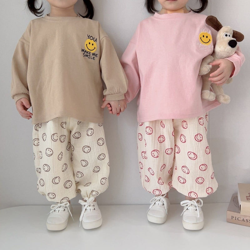 Moran - Korean Children Fashion - #fashionkids - Smile Pants - 4