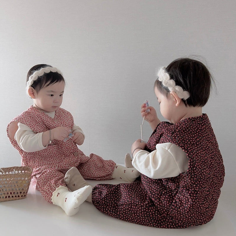 Moran - Korean Children Fashion - #kidsshorts - Full of Flowers Set - 2