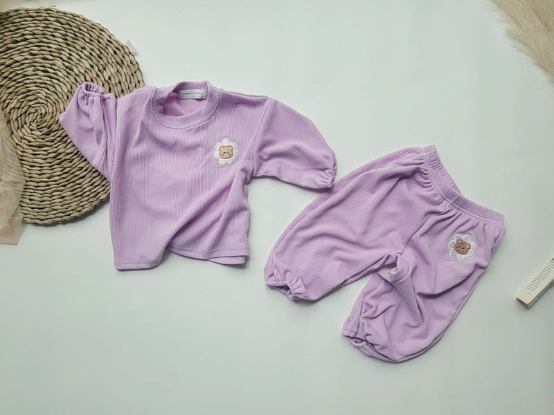 Moran - Korean Children Fashion - #kidsstore - Daisy Bear Set - 10