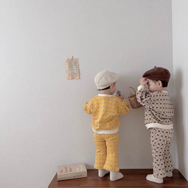 Moran - Korean Children Fashion - #kidzfashiontrend - Ribbon Bootcut Set - 7