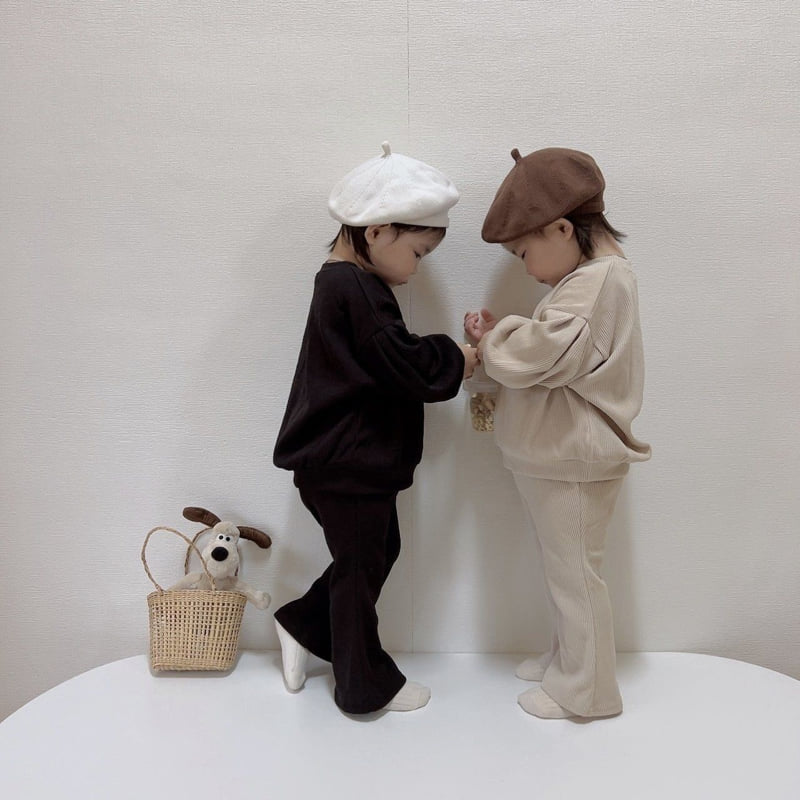 Moran - Korean Children Fashion - #littlefashionista - Macaron Bootcut Set - 6