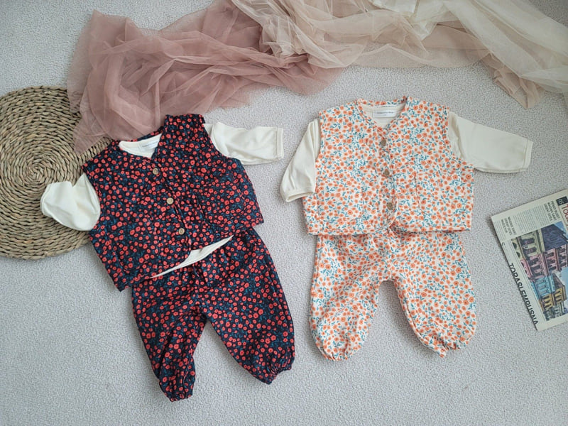 Moran - Korean Children Fashion - #littlefashionista - Irene Vest Set - 9