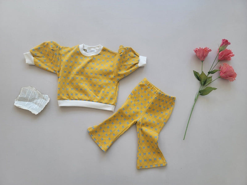 Moran - Korean Children Fashion - #magicofchildhood - Ribbon Bootcut Set - 10