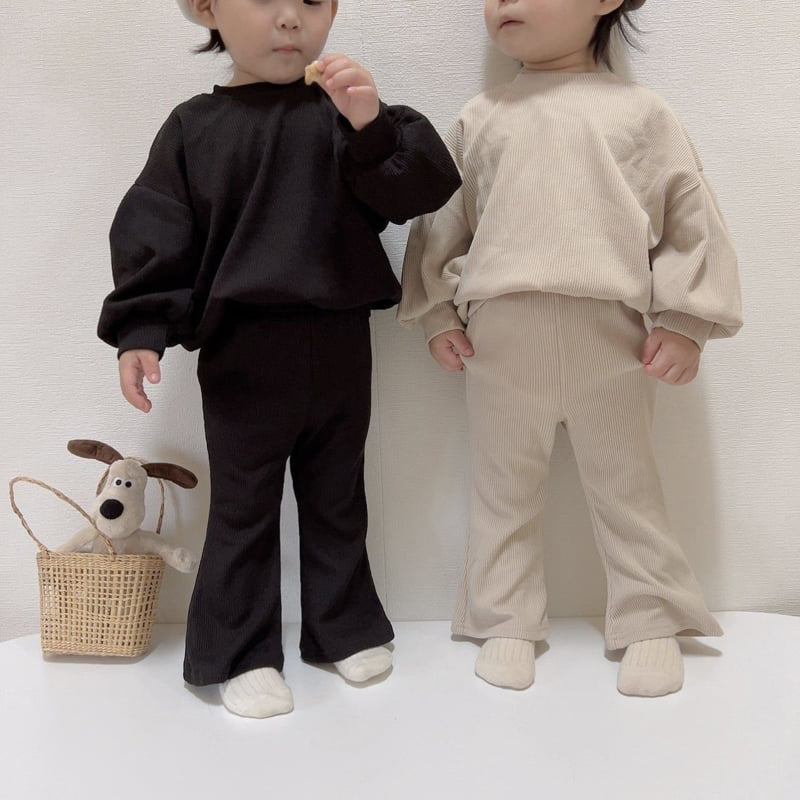 Moran - Korean Children Fashion - #magicofchildhood - Macaron Bootcut Set - 7