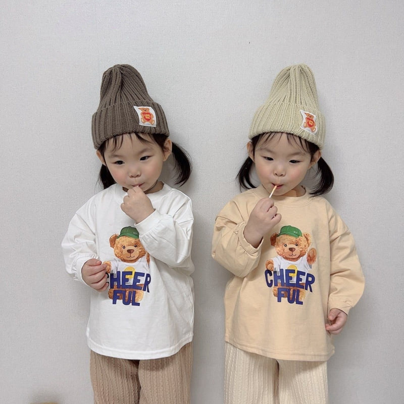 Moran - Korean Children Fashion - #magicofchildhood - Bear Tee - 3