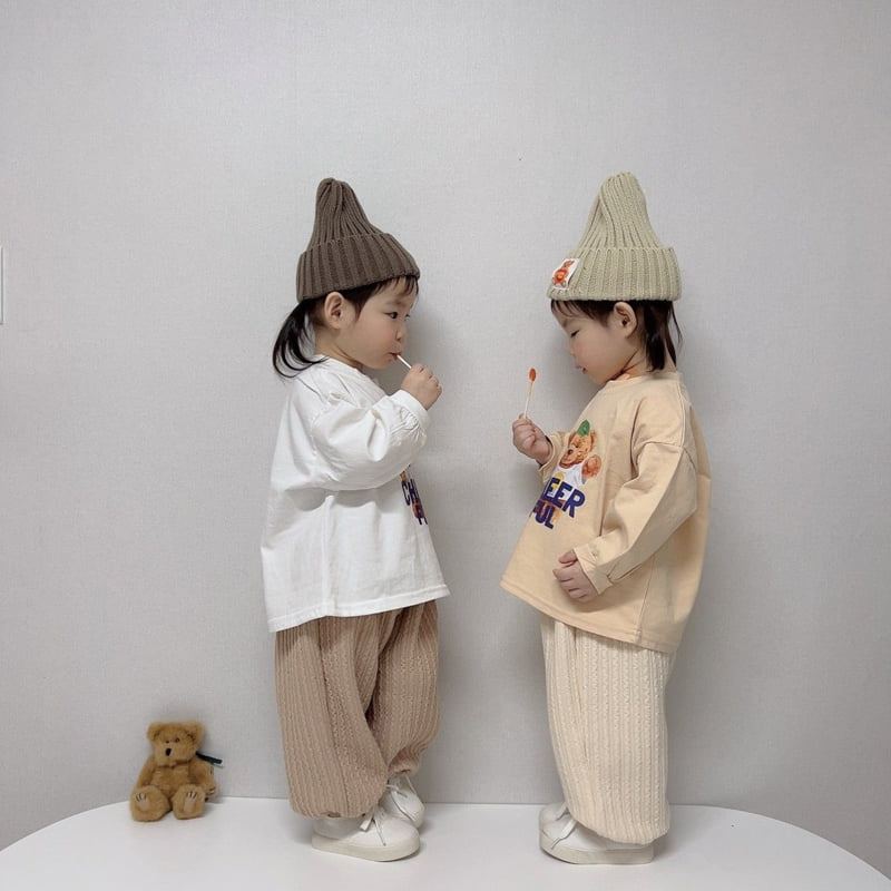 Moran - Korean Children Fashion - #magicofchildhood - Bear Tee - 4