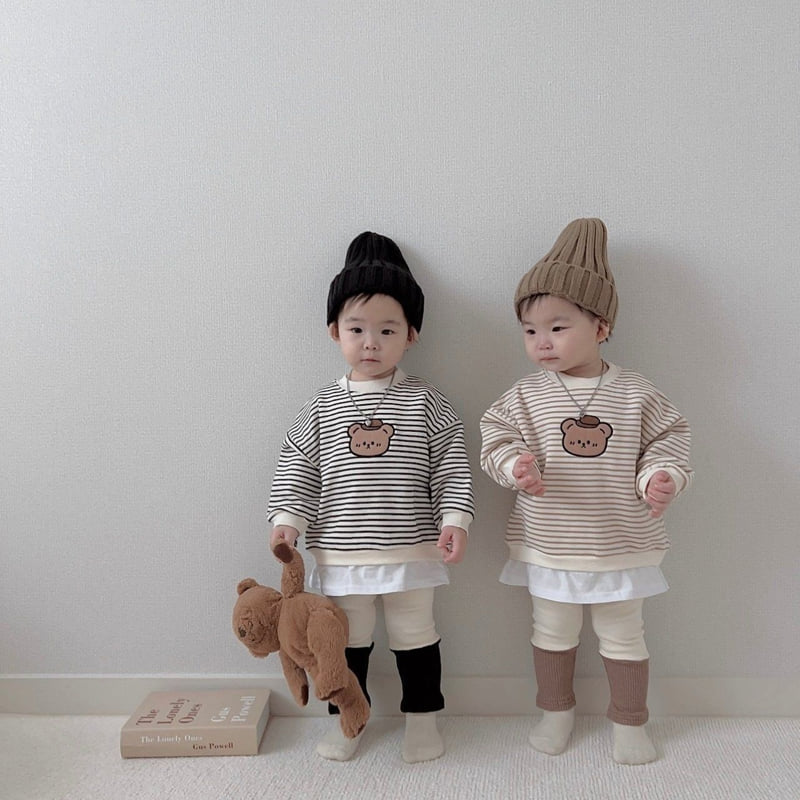 Moran - Korean Children Fashion - #minifashionista - Bear Hat Set - 3