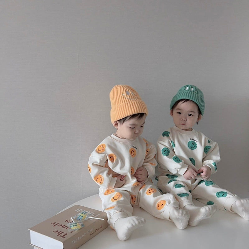 Moran - Korean Children Fashion - #minifashionista - Vintage Smile Set