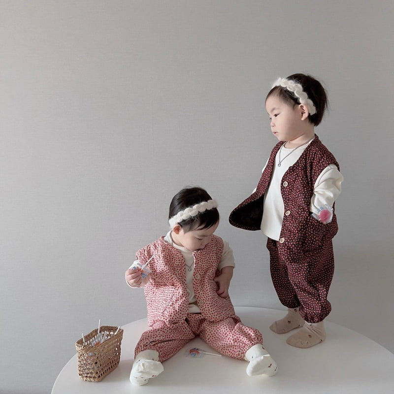 Moran - Korean Children Fashion - #minifashionista - Full of Flowers Set - 8