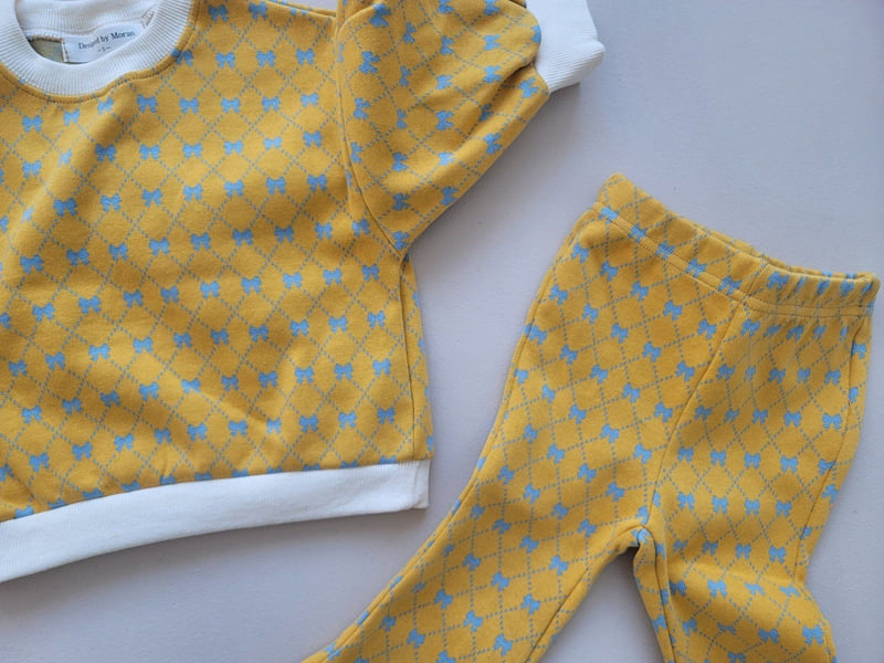 Moran - Korean Children Fashion - #prettylittlegirls - Ribbon Bootcut Set - 12