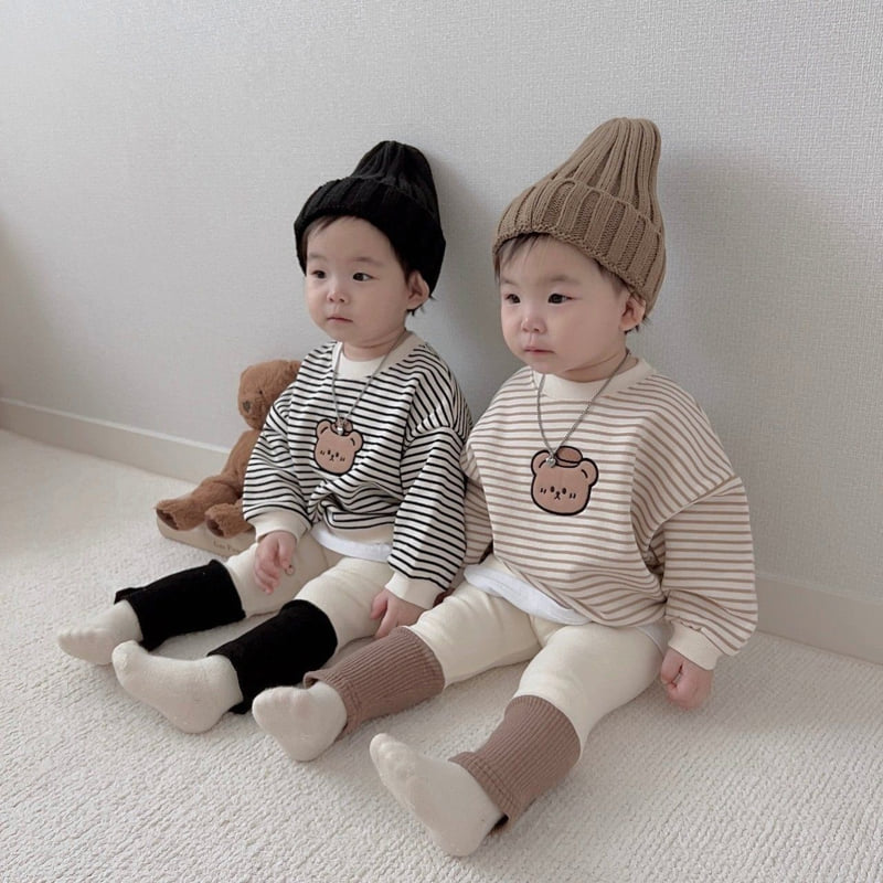 Moran - Korean Children Fashion - #minifashionista - Bear Hat Set - 4