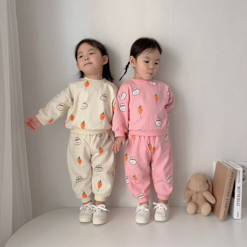 Moran - Korean Children Fashion - #toddlerclothing - Carrot Balloon Set - 4