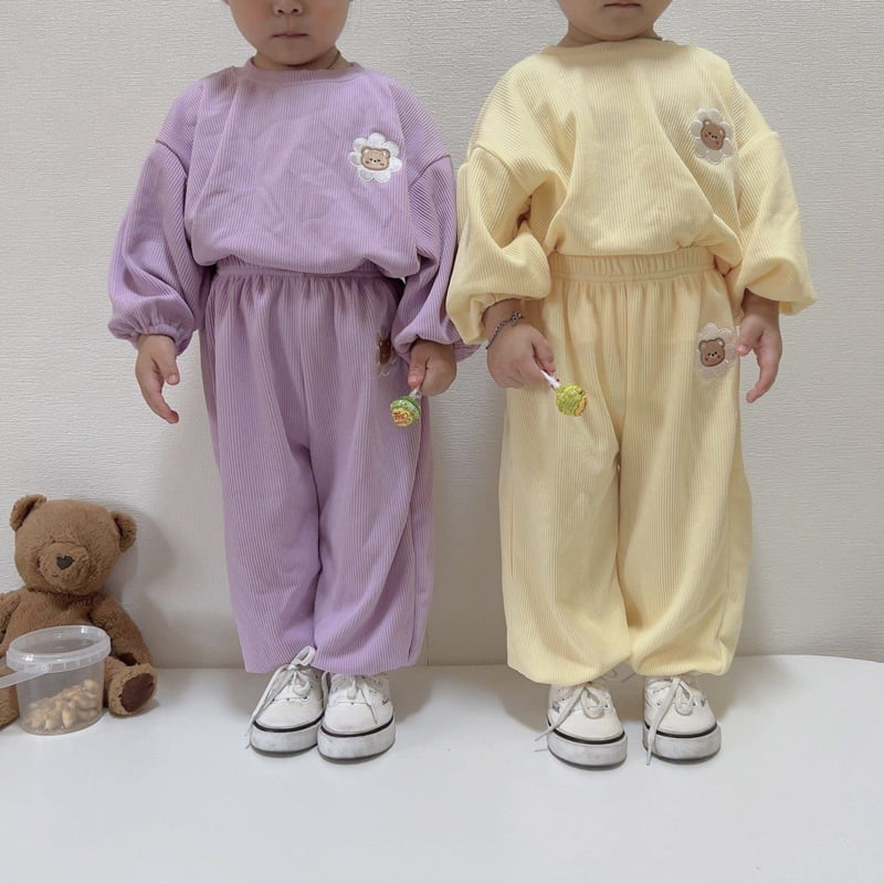 Moran - Korean Children Fashion - #stylishchildhood - Daisy Bear Set - 3